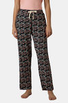 Amante Viscose Pyjama - Black Beauty Floral Print — thumbnail 1